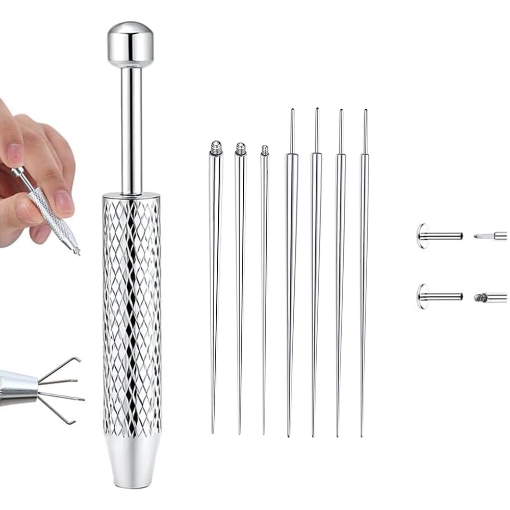 Body Jewelry Kit - Outil de pose conique pour boucles