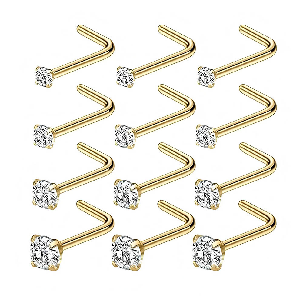 Body Jewelry Kit - Ensemble complet de 12 pièces de