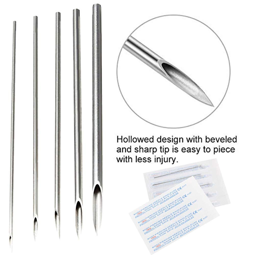 12G 14G 16G 18G 20G 5/10/30/50 - Body Jewelry Kit avis et prix