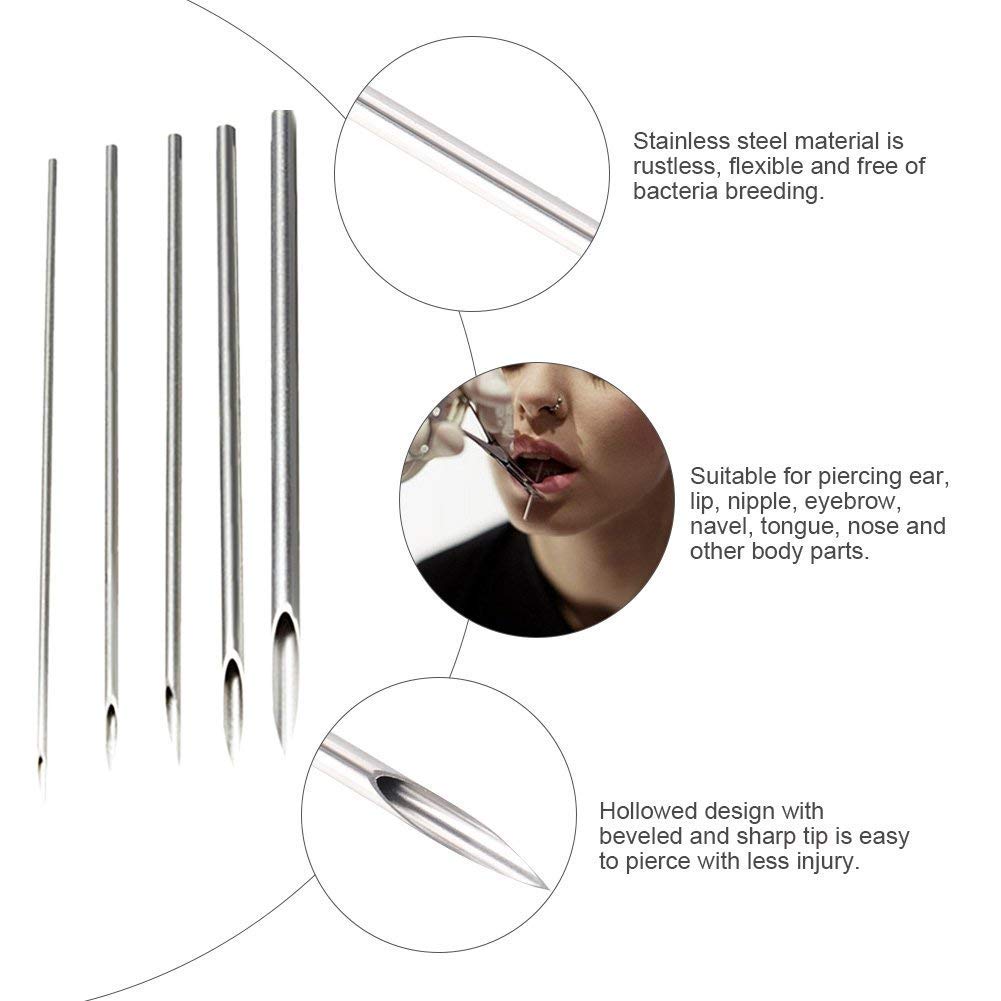 12G 14G 16G 18G 20G 5/10/30/50 - Body Jewelry Kit avis et prix
