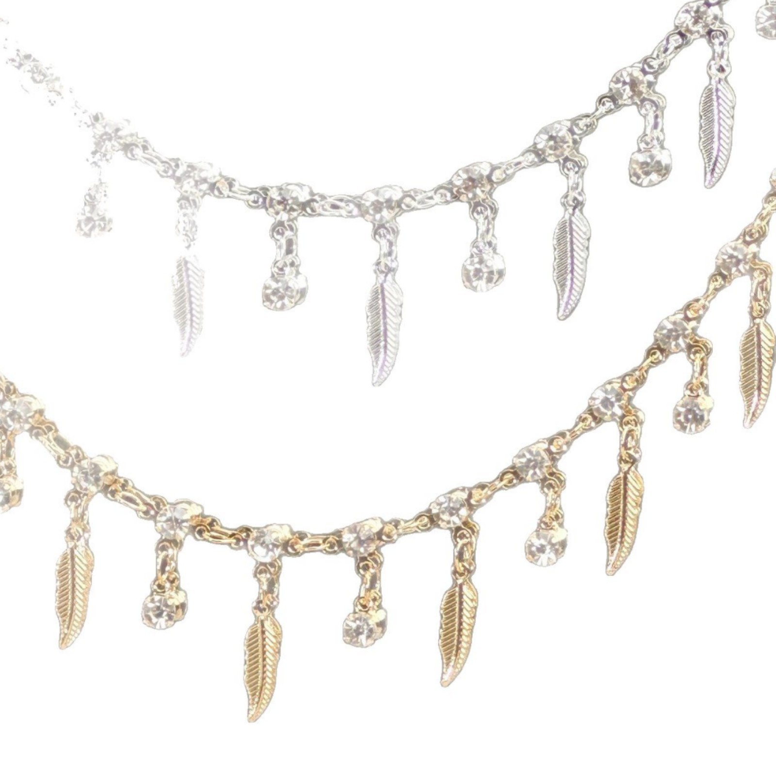 Chaîne de plumes de diamant tr - Body Jewelry For You avis et prix