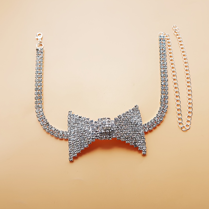 Collier ras du cou avec nœud e - Body Jewelry For You avis et prix