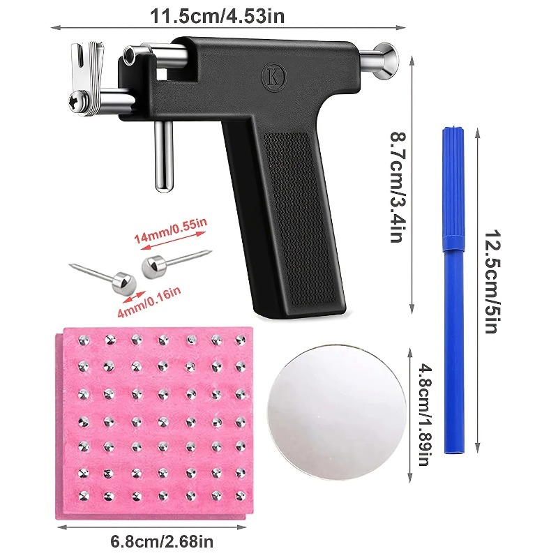 Kit professionnel de pistolet  - Body Jewelry Kit avis et prix