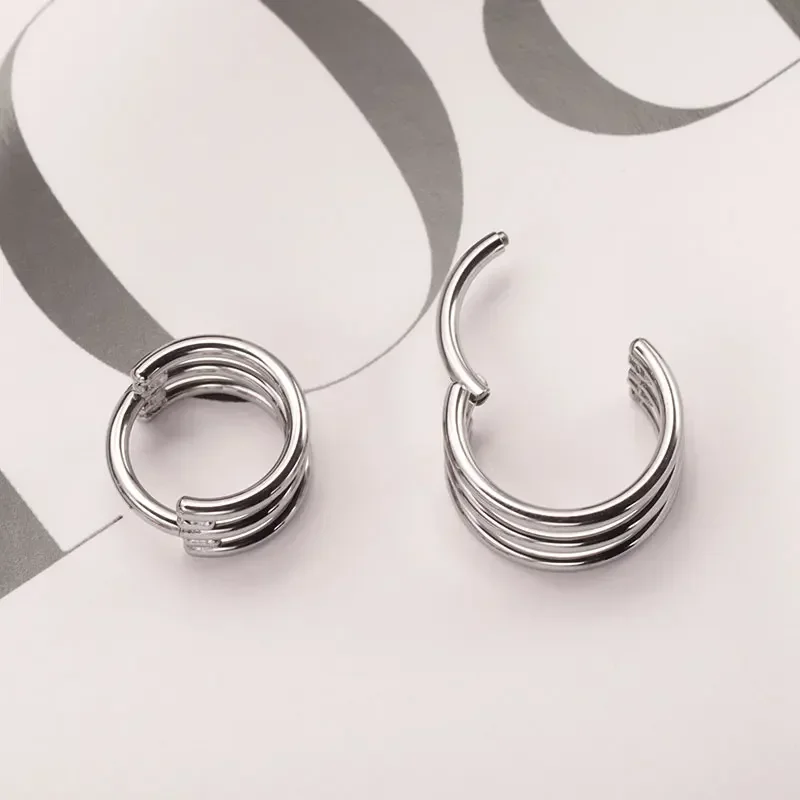 Anneau de nez à trois couches  - Body Piercing Quality Jewelry avis et prix